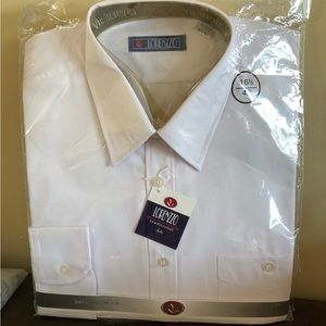 NWT Men’s White Dress Shirt 16 1/2 “